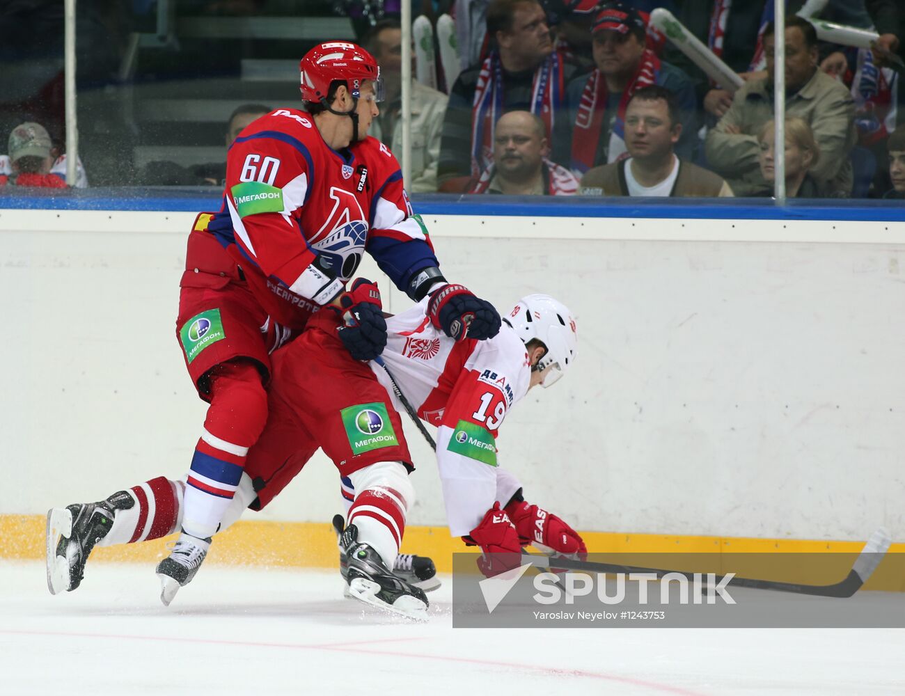 Hockey. KHL. Lokomotiv vs. Spartak