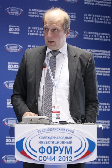 XI International Investment Forum Sochi 2012