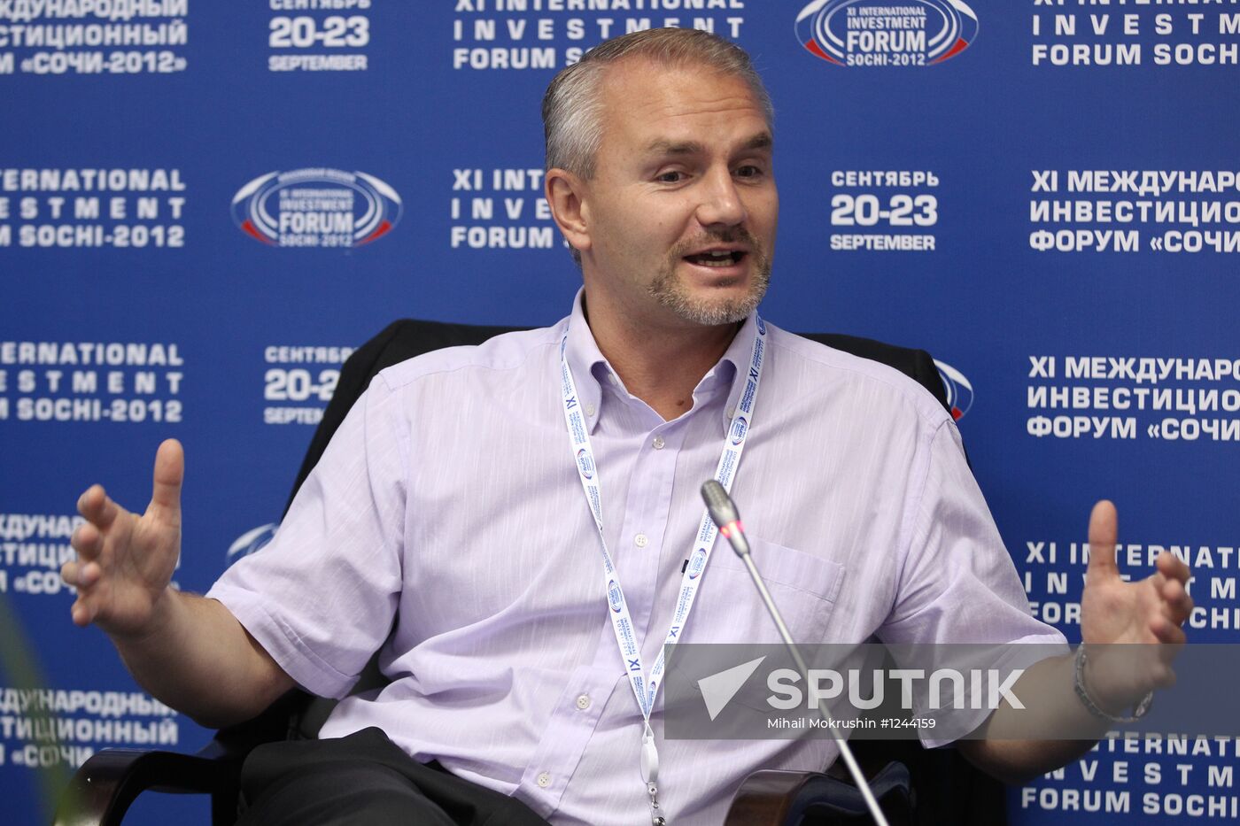 XI International Investment Forum Sochi 2012