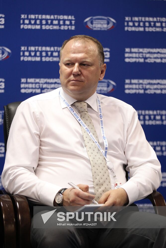 XI International Investment Forum Sochi 2012