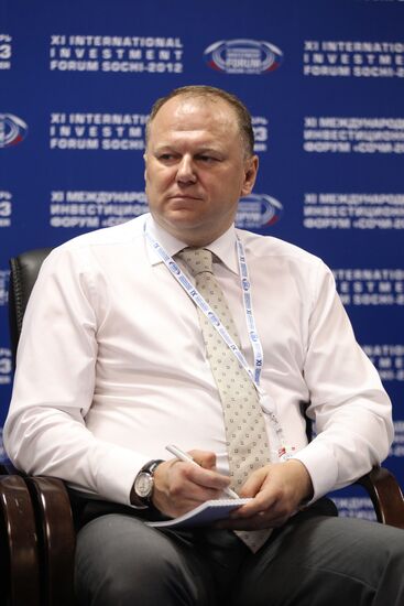 XI International Investment Forum Sochi 2012