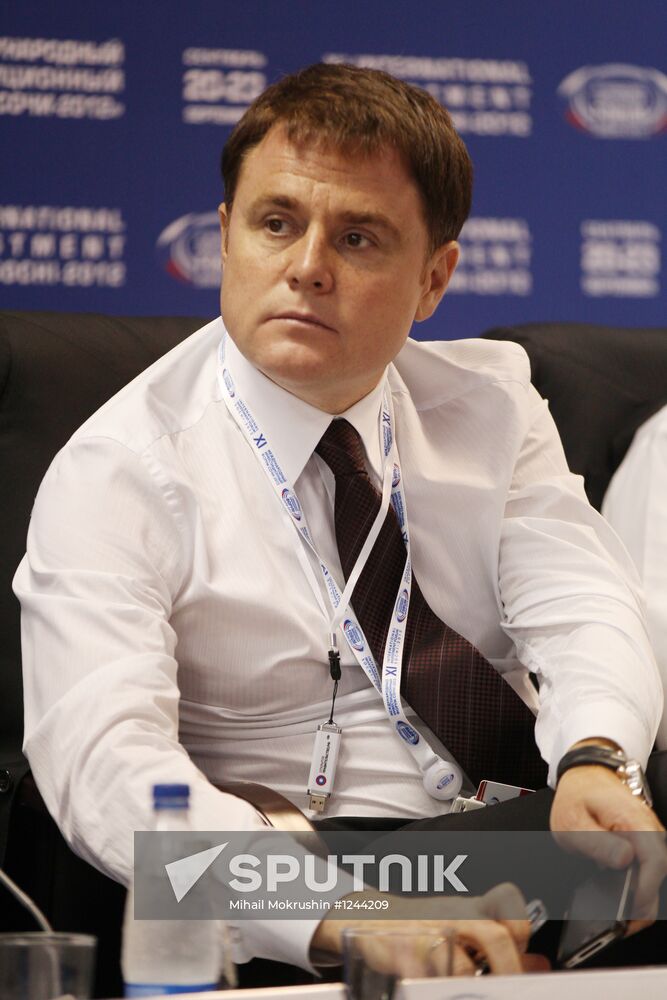 XI International Investment Forum Sochi 2012