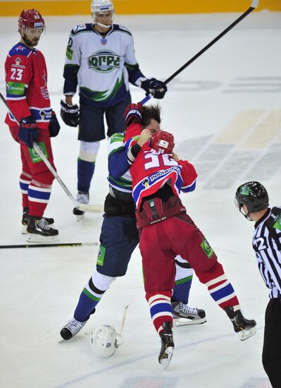 Ice Hockey. KHL. CSKA vs. Yugra