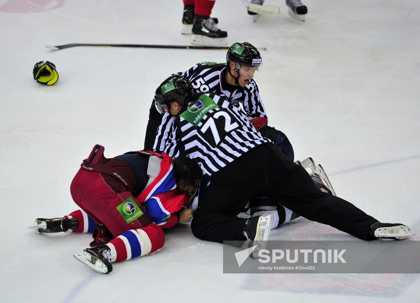 Ice Hockey. KHL. CSKA vs. Yugra