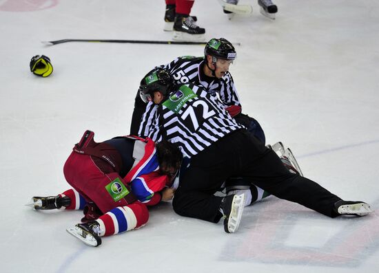 Ice Hockey. KHL. CSKA vs. Yugra