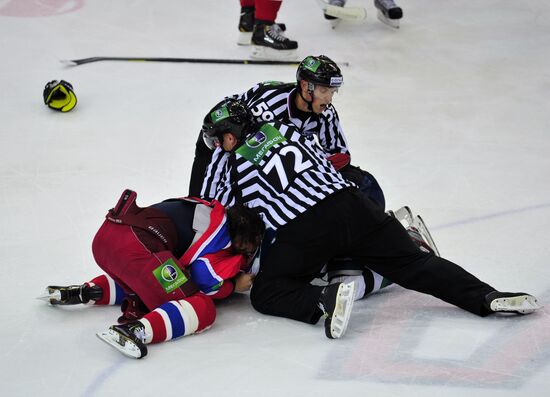 Ice Hockey. KHL. CSKA vs. Yugra