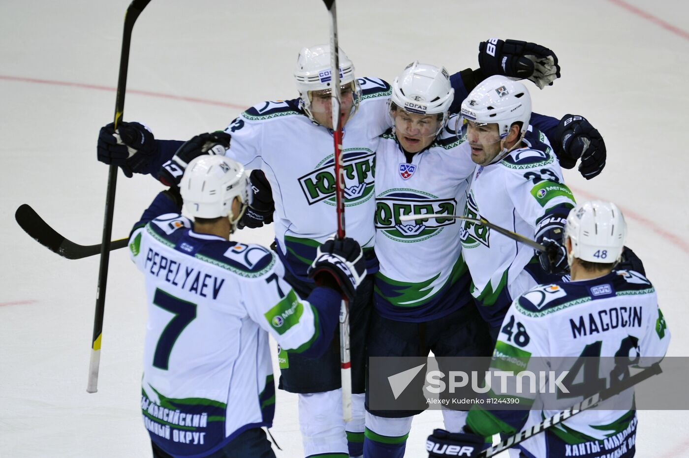 Ice Hockey. KHL. CSKA vs. Yugra