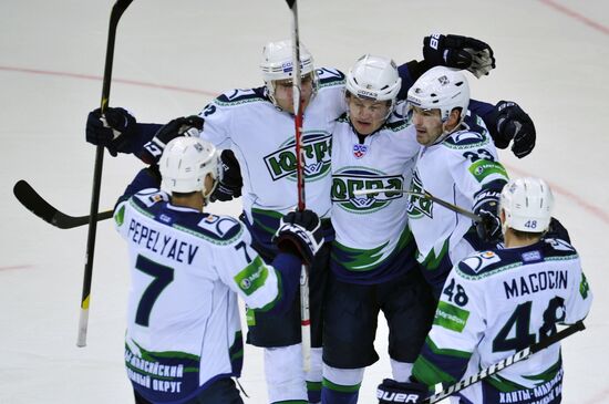Ice Hockey. KHL. CSKA vs. Yugra