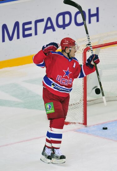 Ice Hockey. KHL. CSKA vs. Yugra