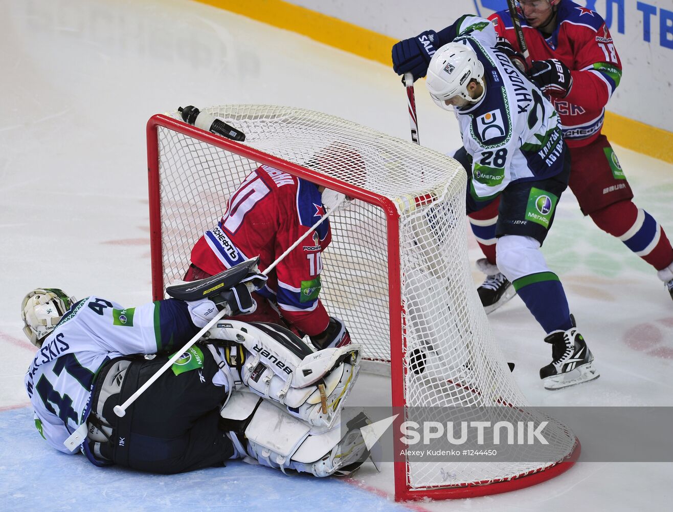Ice Hockey. KHL. CSKA vs. Yugra