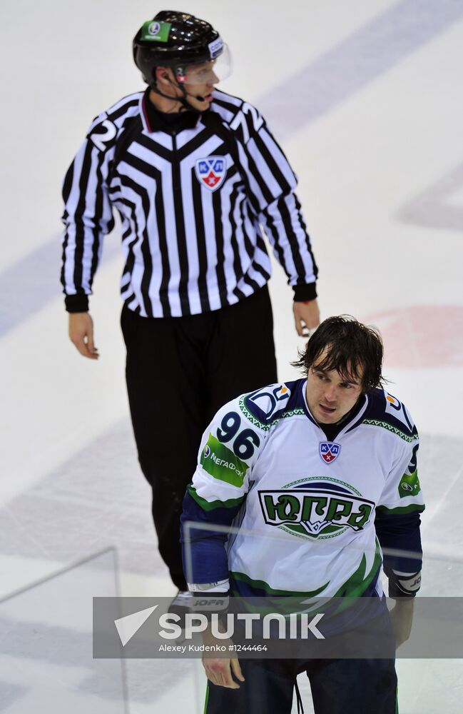 Ice Hockey. KHL. CSKA vs. Yugra