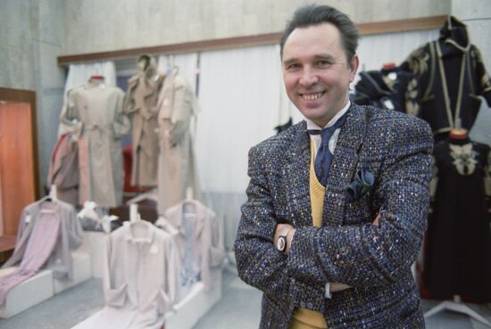 Fashion designer Vyacheslav Zaitsev