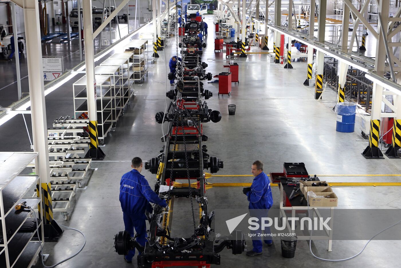 Avtotor car assembly plant operations