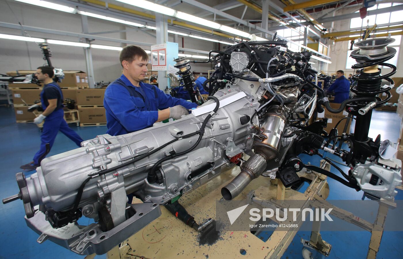 Avtotor car assembly plant operations