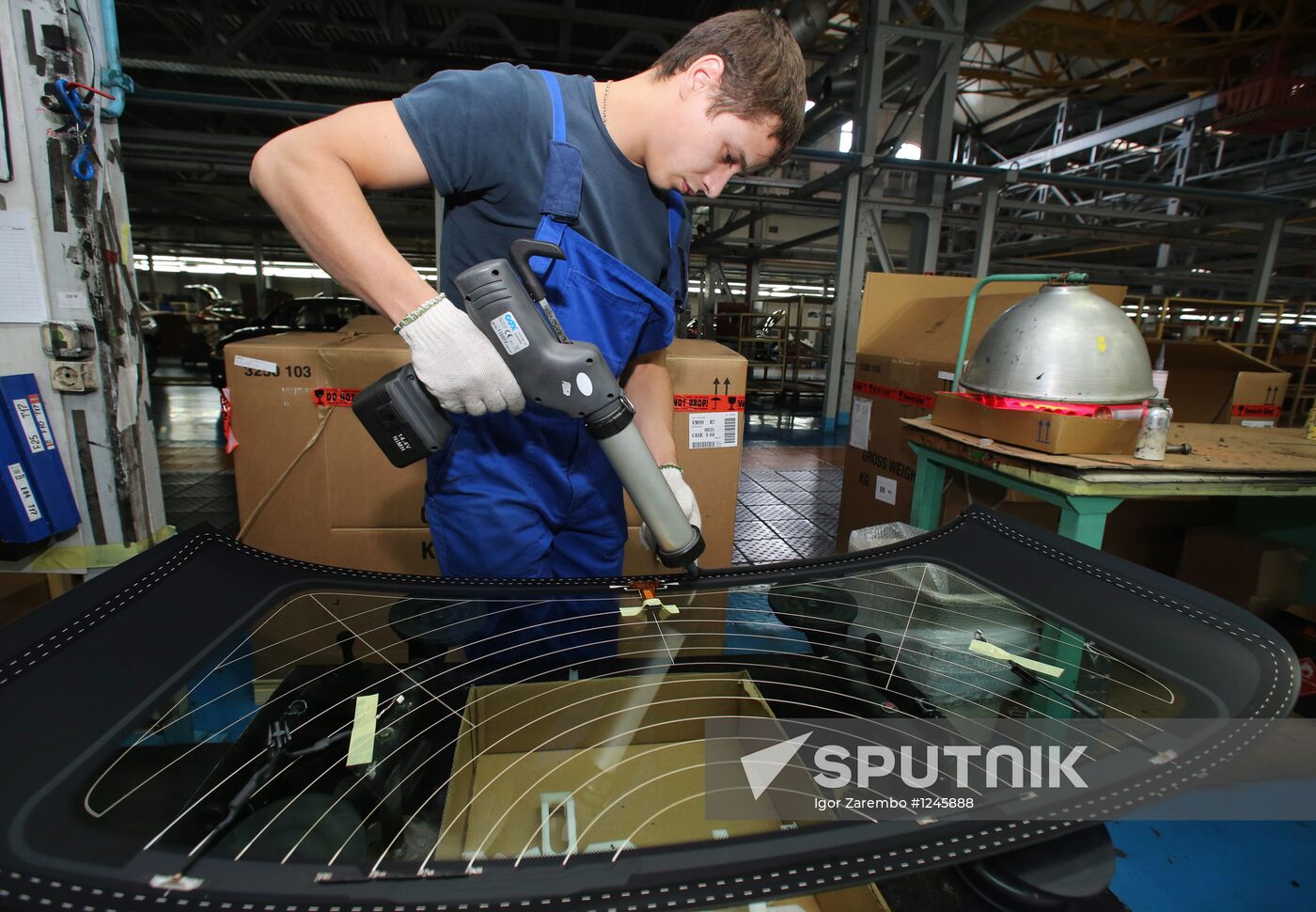 Avtotor car assembly plant operations
