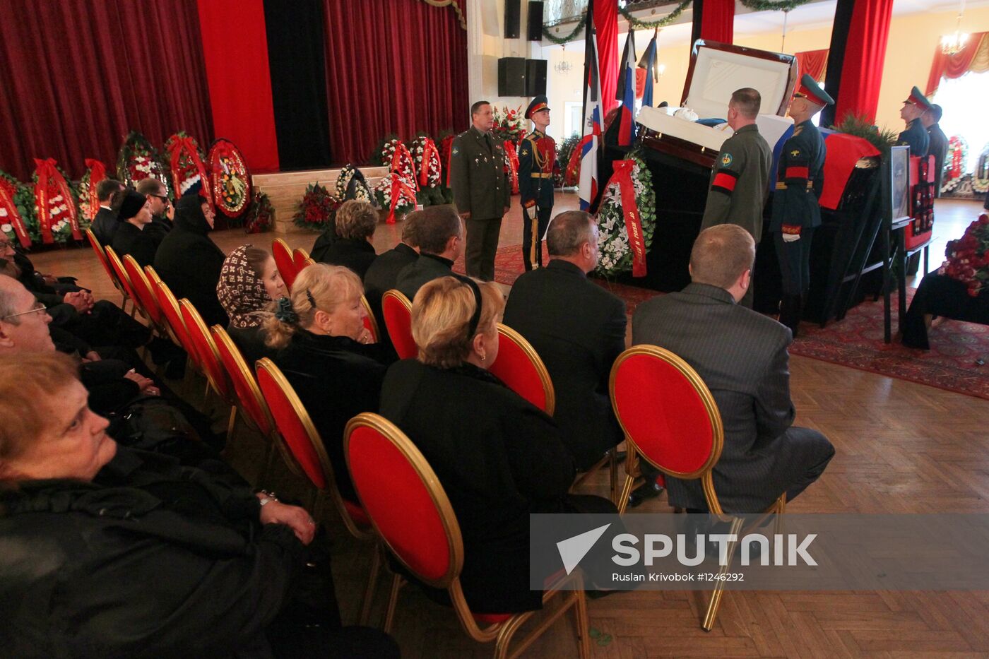 Funeral of ex-Defense Minister Pavel Grachev