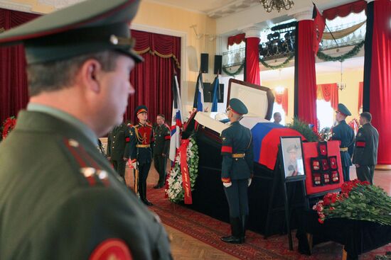 Funeral of ex-Defense Minister Pavel Grachev