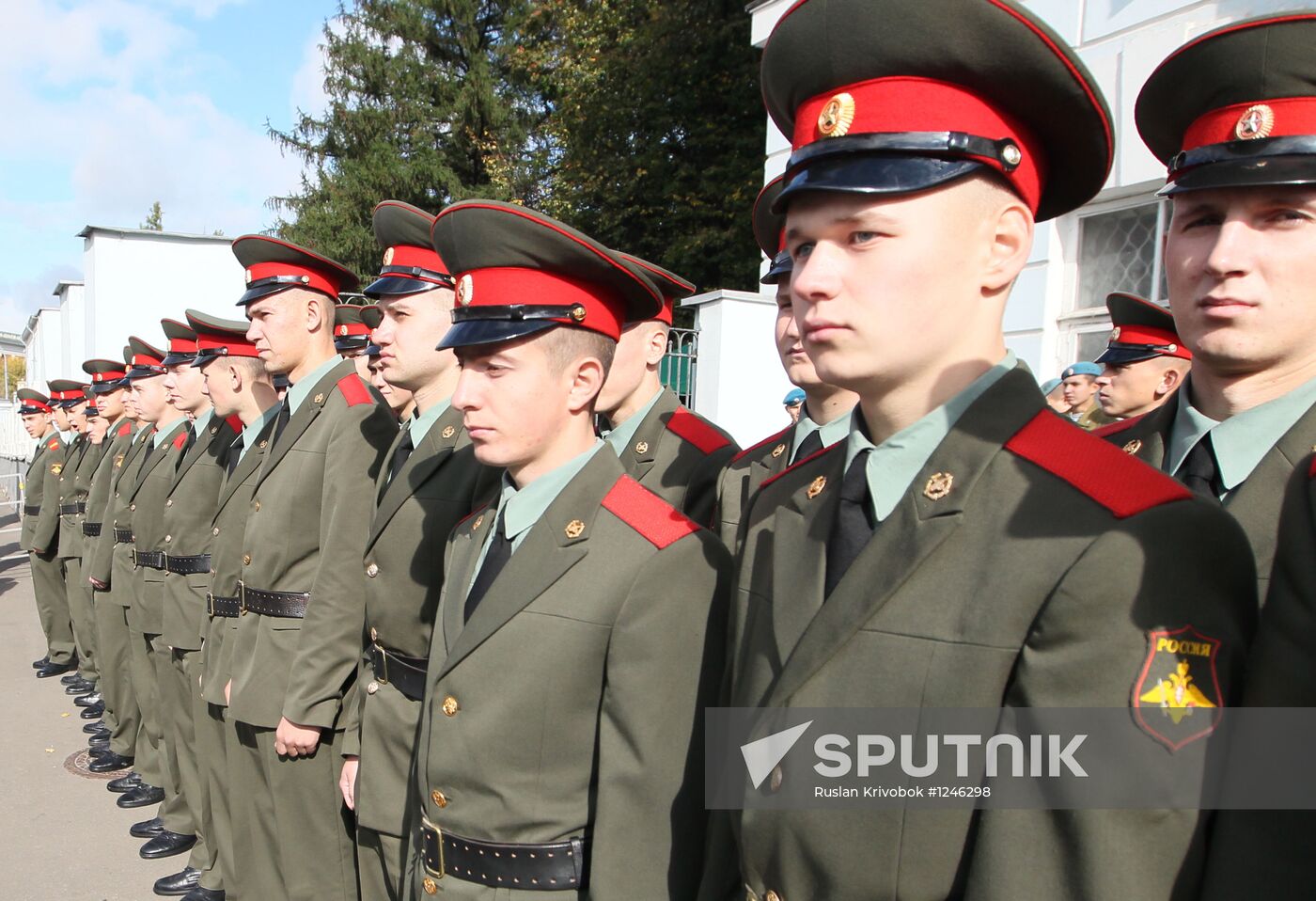 Farewell ceremony with Russian ex-Defense Minister Pavel Grachev