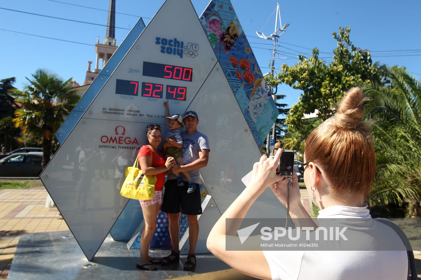 500 days prior to the 22nd Olympic Winter Games in Sochi
