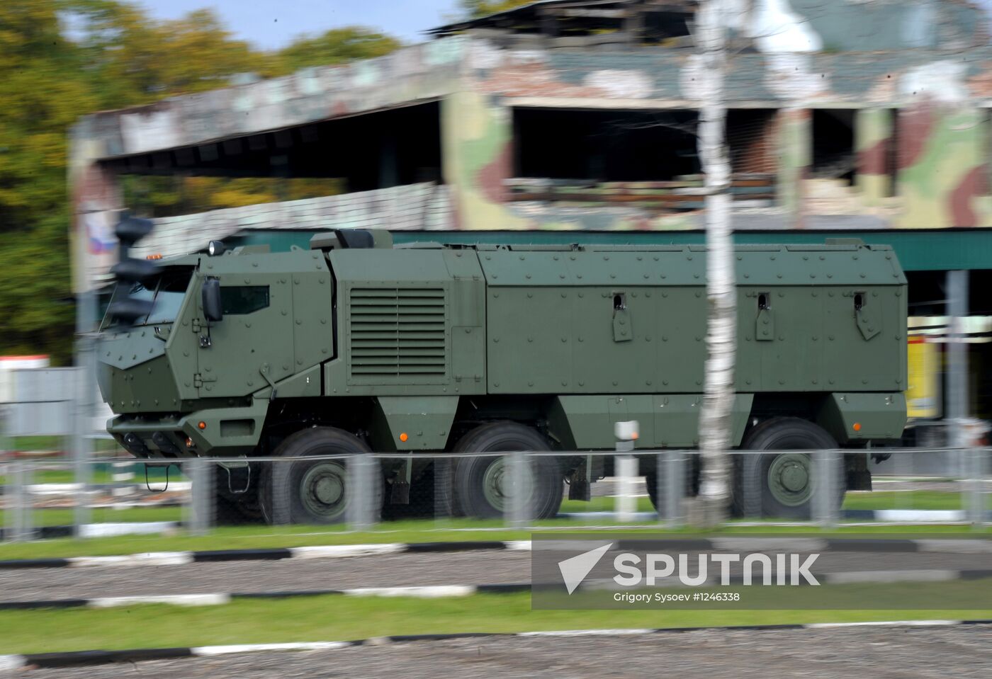 KAMAZ motor works output show