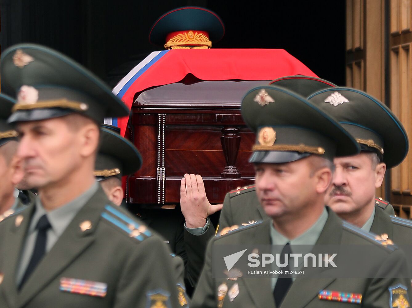 Funeral of ex-Defense Minister Pavel Grachev