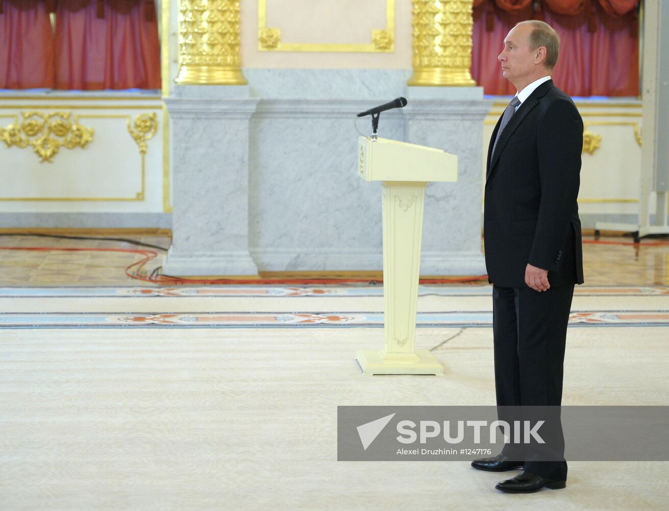 Vladimir Putin receives credential letters from ambassadors