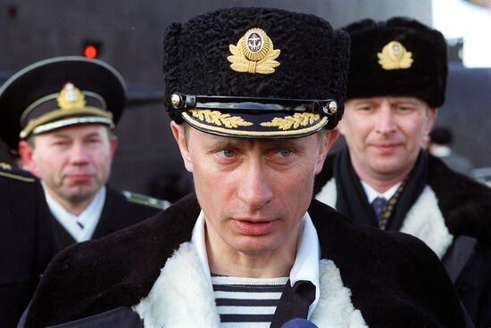 Vladimir Putin in Severomorsk