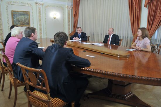 Vladimir Putin talks with Oleg Kovalyov and Ryazan public