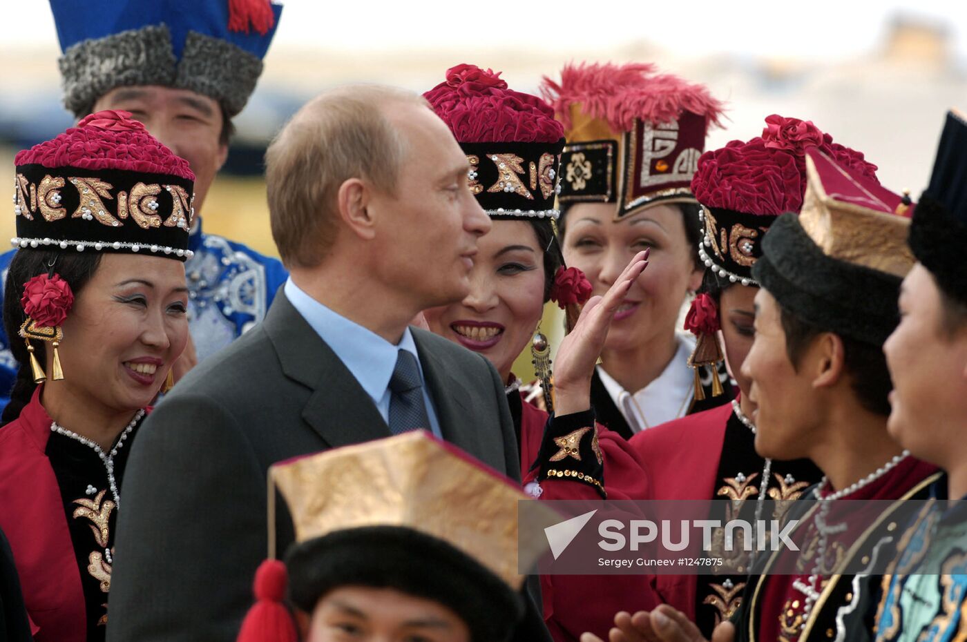 Vladimir Putin tours Kalmykia