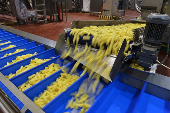 Launch of snack food production line at PepsiCo factory