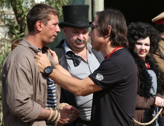 Production of film "American Girl" in Astrakhan