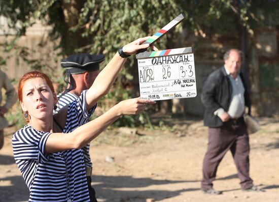 Production of film "American Girl" in Astrakhan