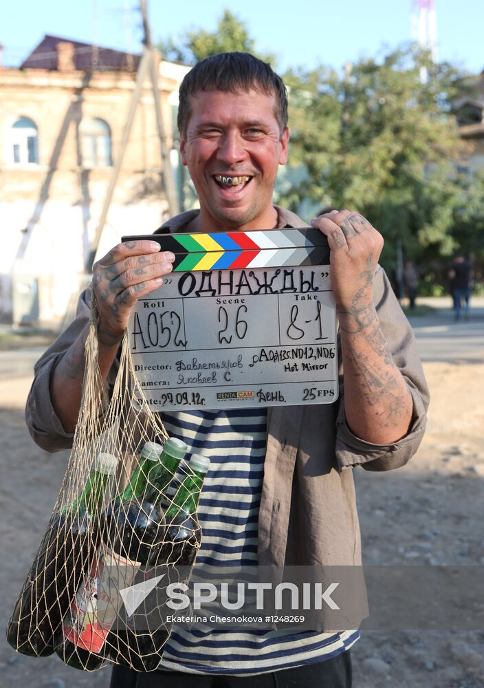Production of film "American Girl" in Astrakhanrakhan