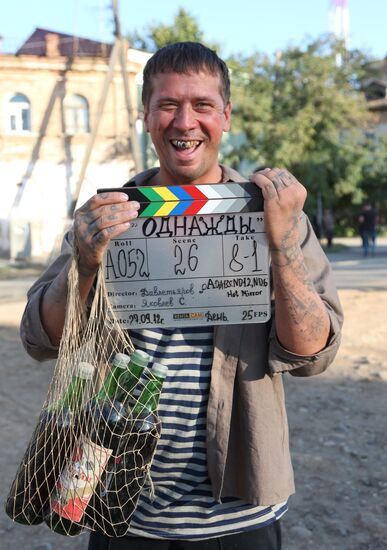 Production of film "American Girl" in Astrakhanrakhan