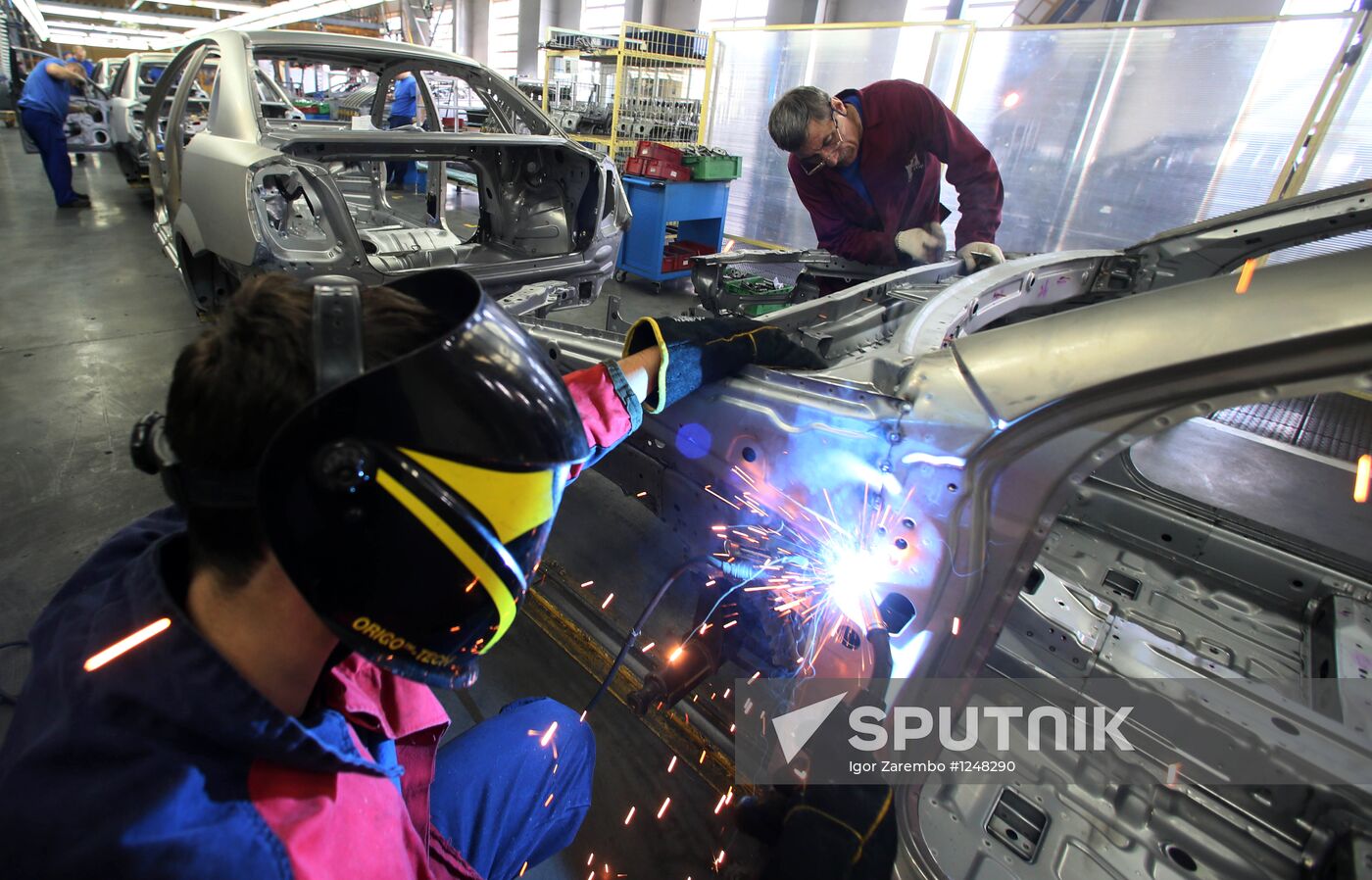 Work of painting and welding workshops at AVTOTOR