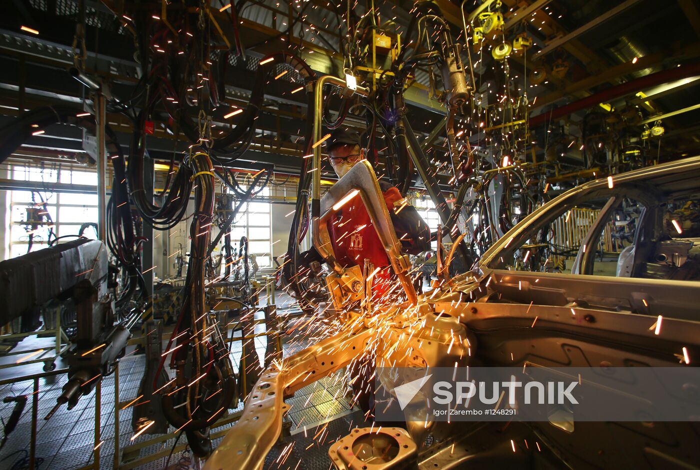 Work of painting and welding workshops at AVTOTOR