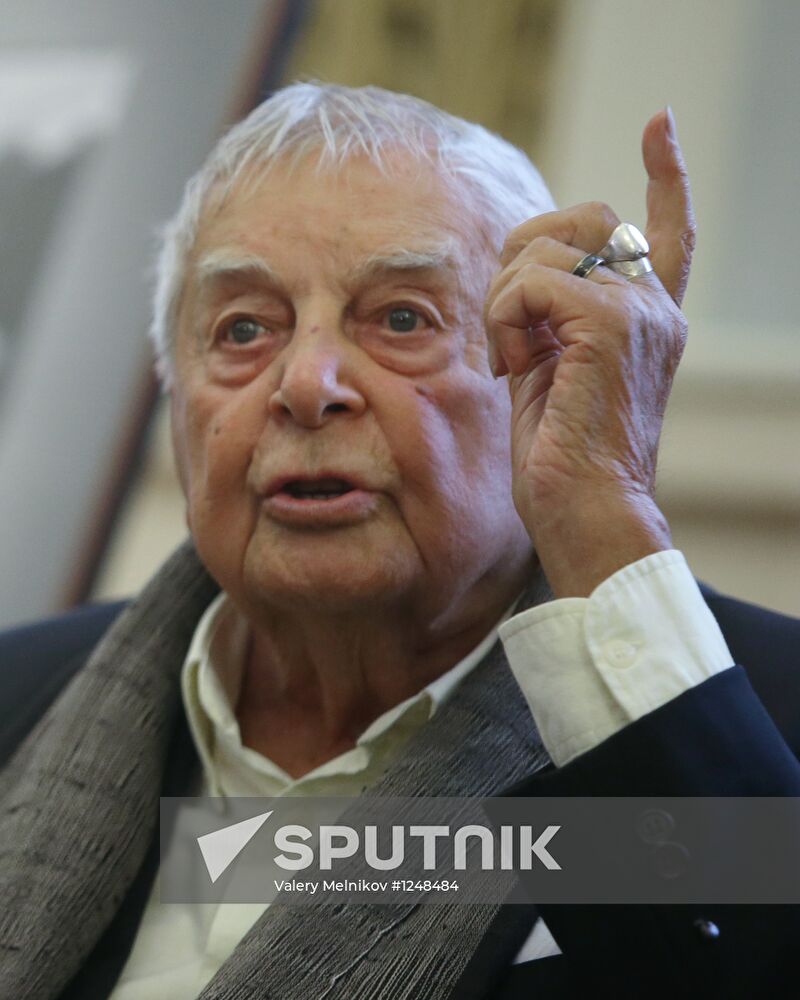 News conference on Yury Lyubimov's 95th birthday