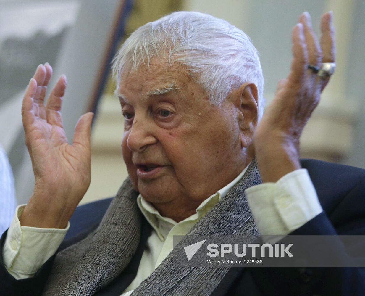 News conference on Yury Lyubimov's 95th birthday