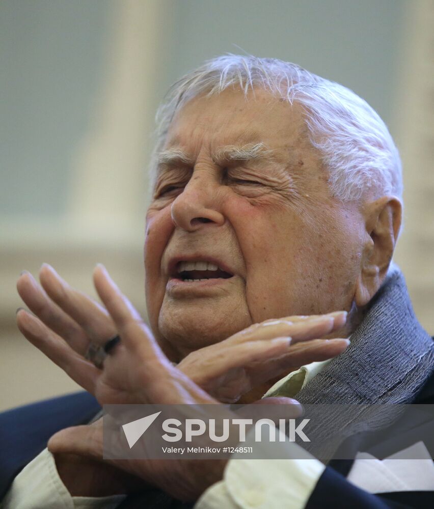 News conference on Yury Lyubimov's 95th birthday