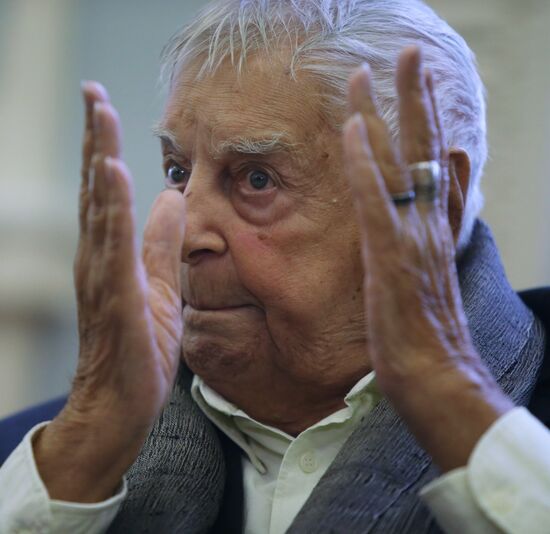 News conference on Yury Lyubimov's 95th birthday