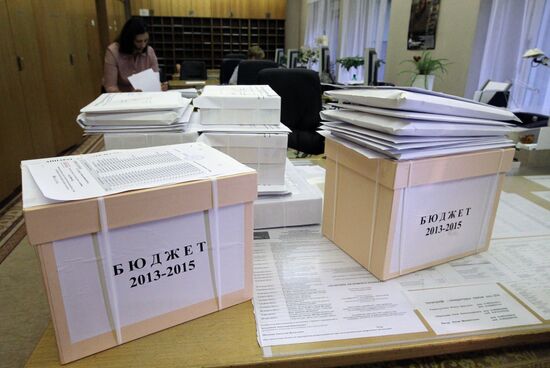 Draft budget for 2013-2015 sent to State Duma