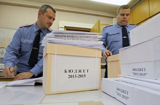 Draft budget for 2013-2015 sent to State Duma