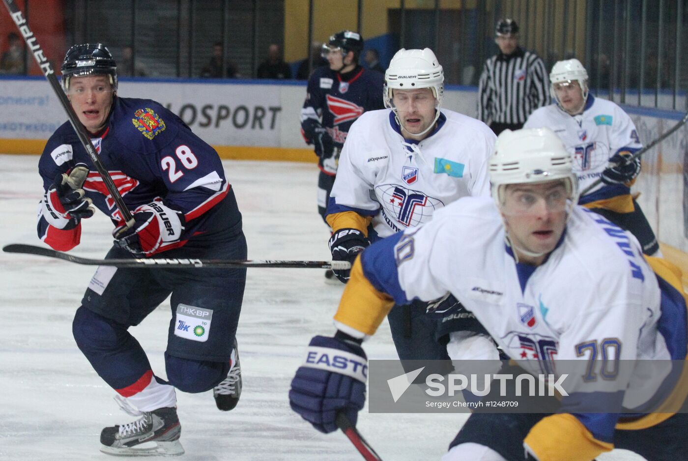 Hockey. Russian Major League. Sokol vs. Kazzinc-Torpedo