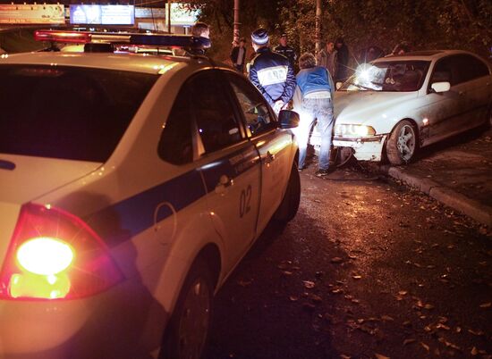 Traffic police conduct "Drunk Driver" raid in Moscow