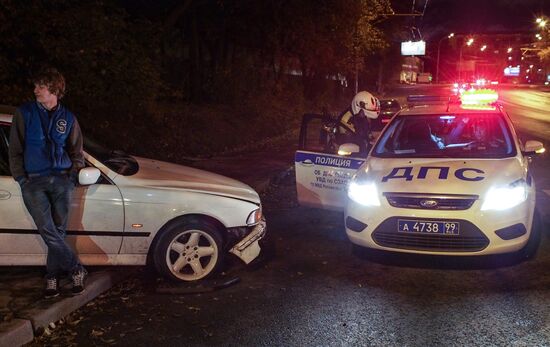 Traffic police conduct "Drunk Driver" raid in Moscow