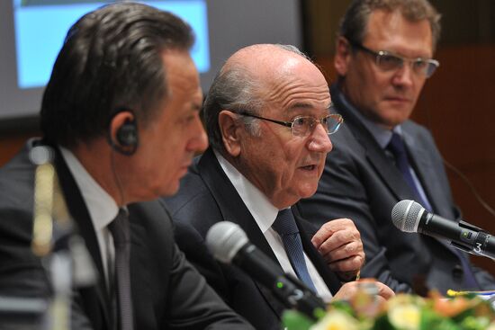 Russia-2018 organizing committee and FIFA hold news conference