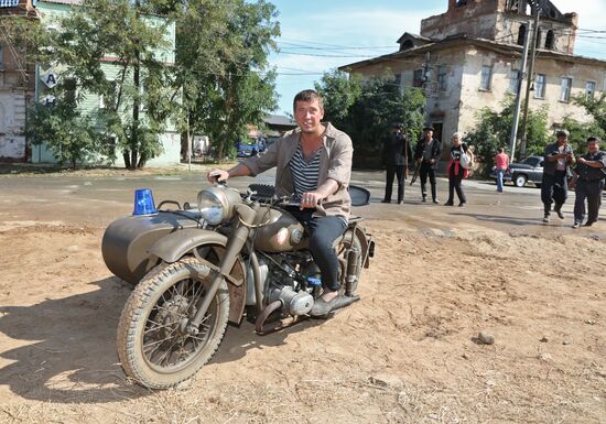 Production of film "American" in Astrakhan