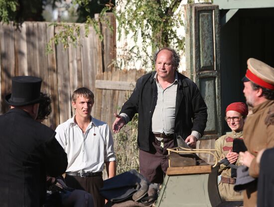 Production of film "American" in Astrakhan