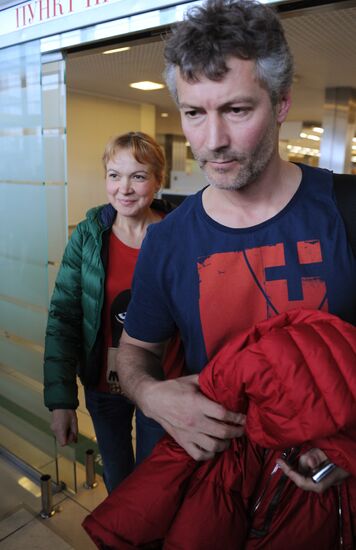 Ura.ru editor in chief Oksana Panova arrives in Yekaterinburg