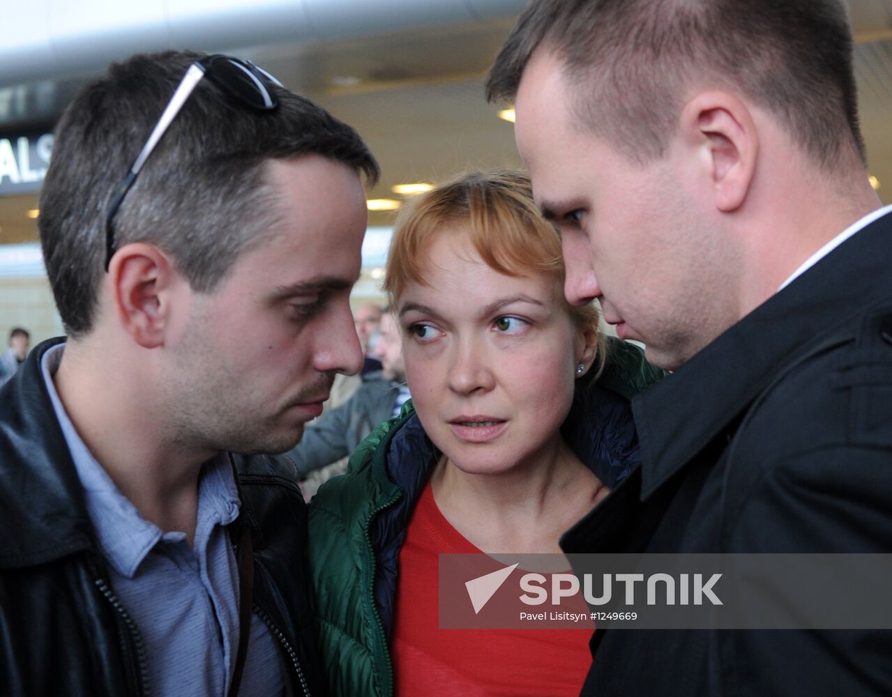 Ura.ru editor in chief Oksana Panova arrives in Yekaterinburg